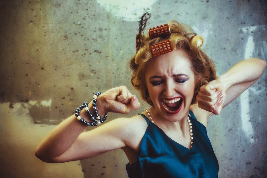 jazz, young woman, retro