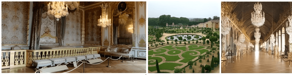 Châteaux de Vaux-le-Vicomte et Fontainebleau, duo royal des châteaux de Seine-et-Marne, vues des jardins et façades historiques